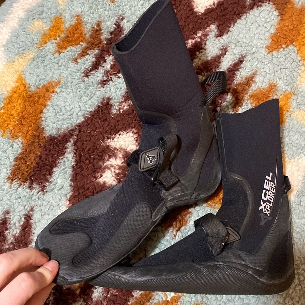 Used wet suit booties
